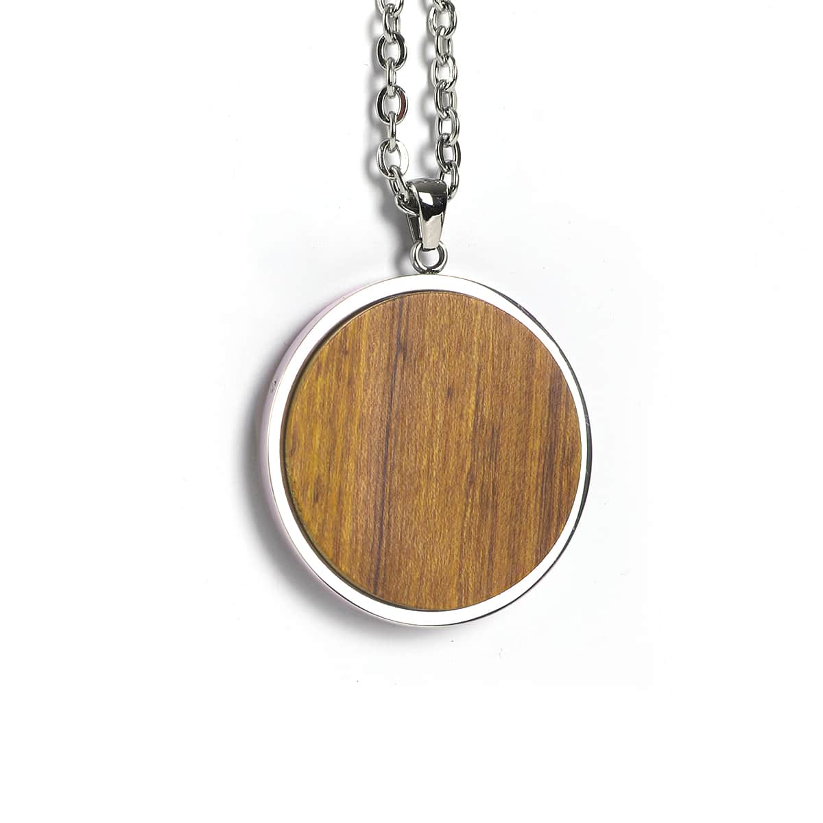Personalized Wood Heart Necklace, Custom Engraved Heart Pendant