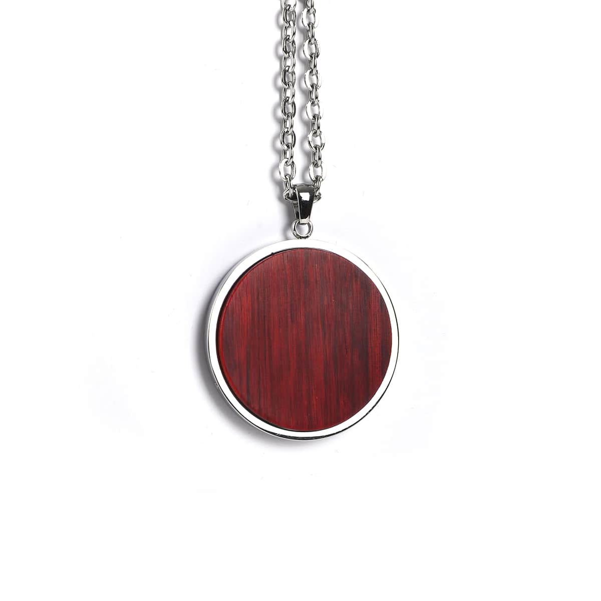 Personalized Wood Heart Necklace, Custom Engraved Heart Pendant